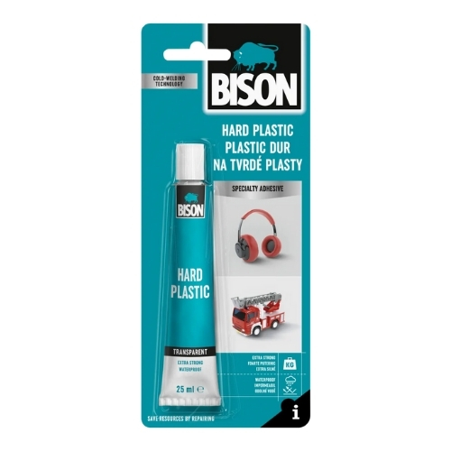HARD PLASTIC 25 ML Bison Лепило за тврда пластика 25 мл. - Image 1