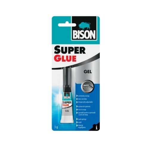 Super Glue GEL Bison Super Glue Gel (3g). - Image 1