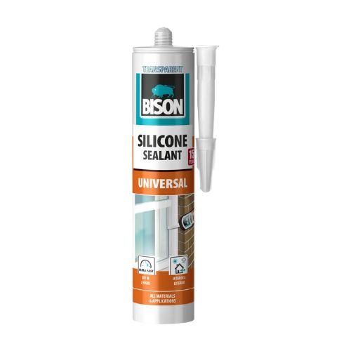 Univerzalen silikon transparenten Bison Универзален Силикон Транспарентен 280 мл. - Image 1